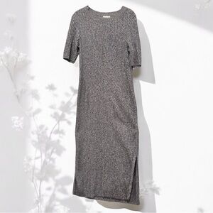 H&M quarter sleeve grey sweater dress women’s size medium